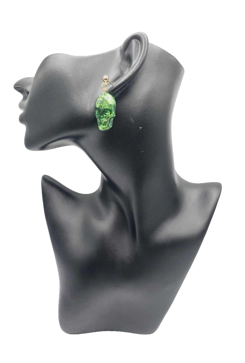 Green skull Earrings (Short 1427)