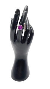 Silver brass purple Ring (Bracelet 1362)