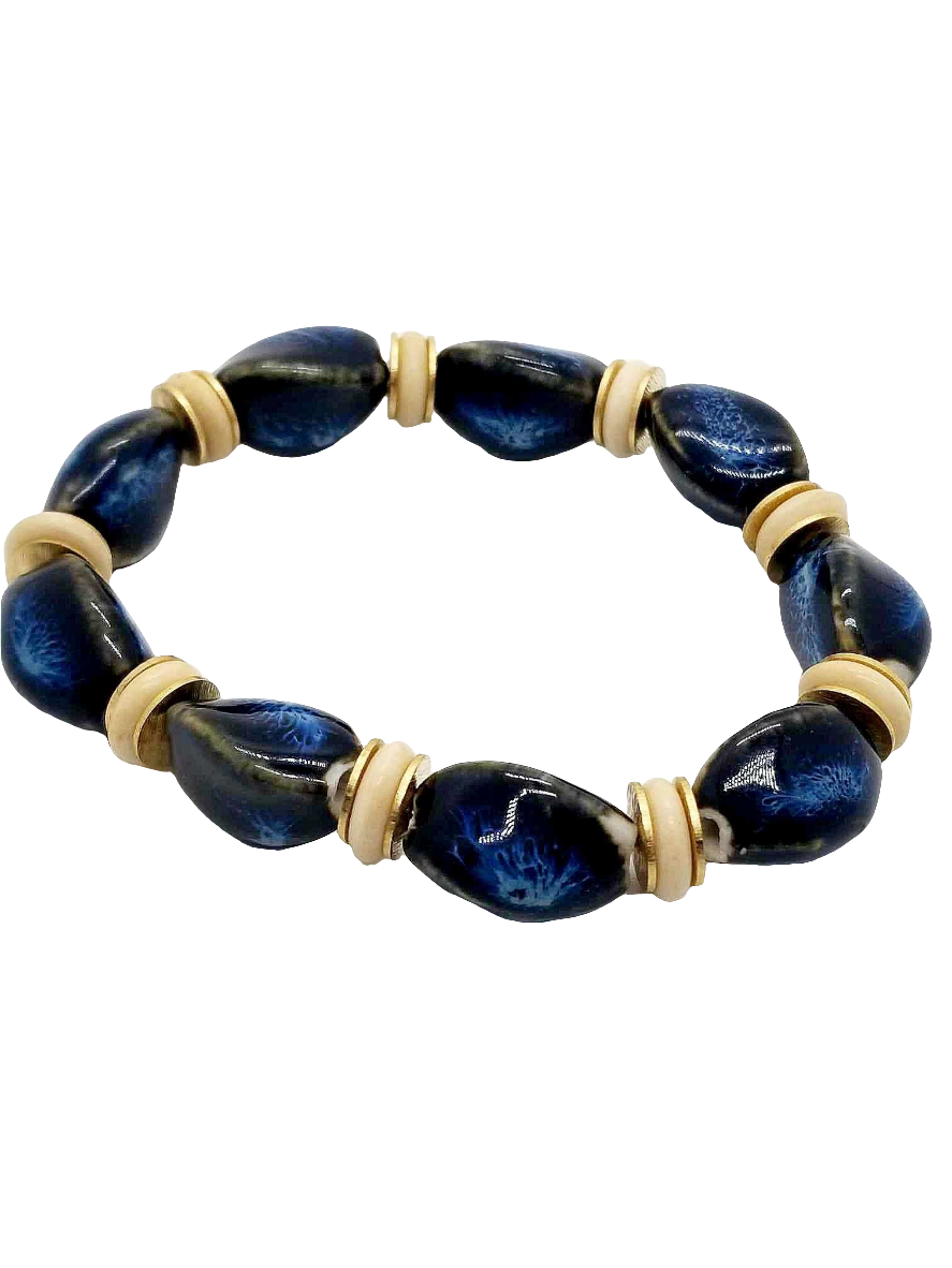 Blue ceramic bracelet (Bracelet 1131)