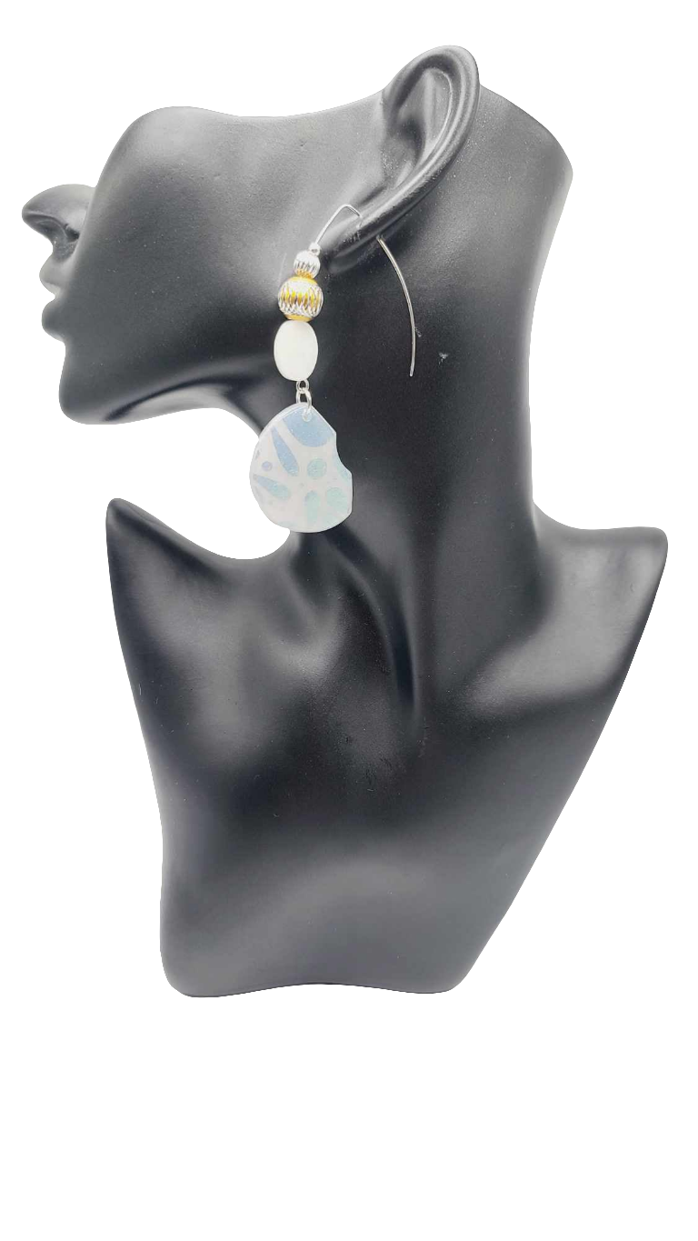 Pearl clay Earrings (Savage 1384)