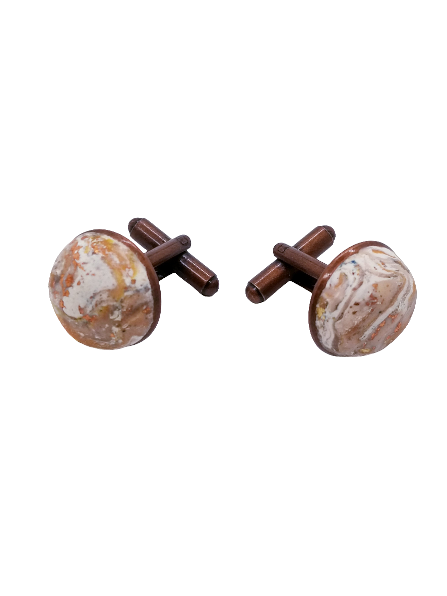 Clay Copper cufflinks (Influencer 624)