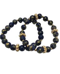 Blue and gold Bracelet (Bracelet 1488)