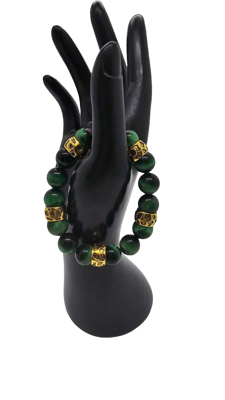 Green tiger eye Bracelet (Bracelet 1483)