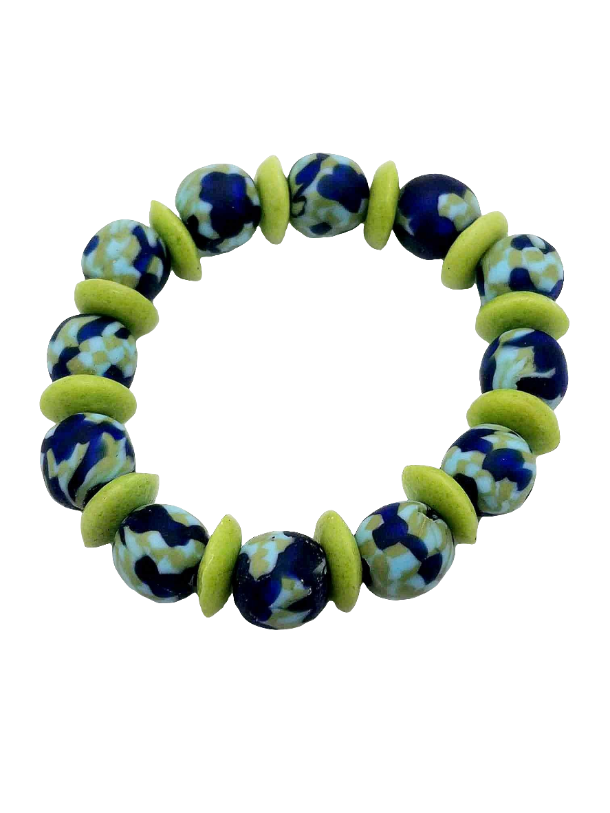 Green and blue bracelet (Bracelet 1140)