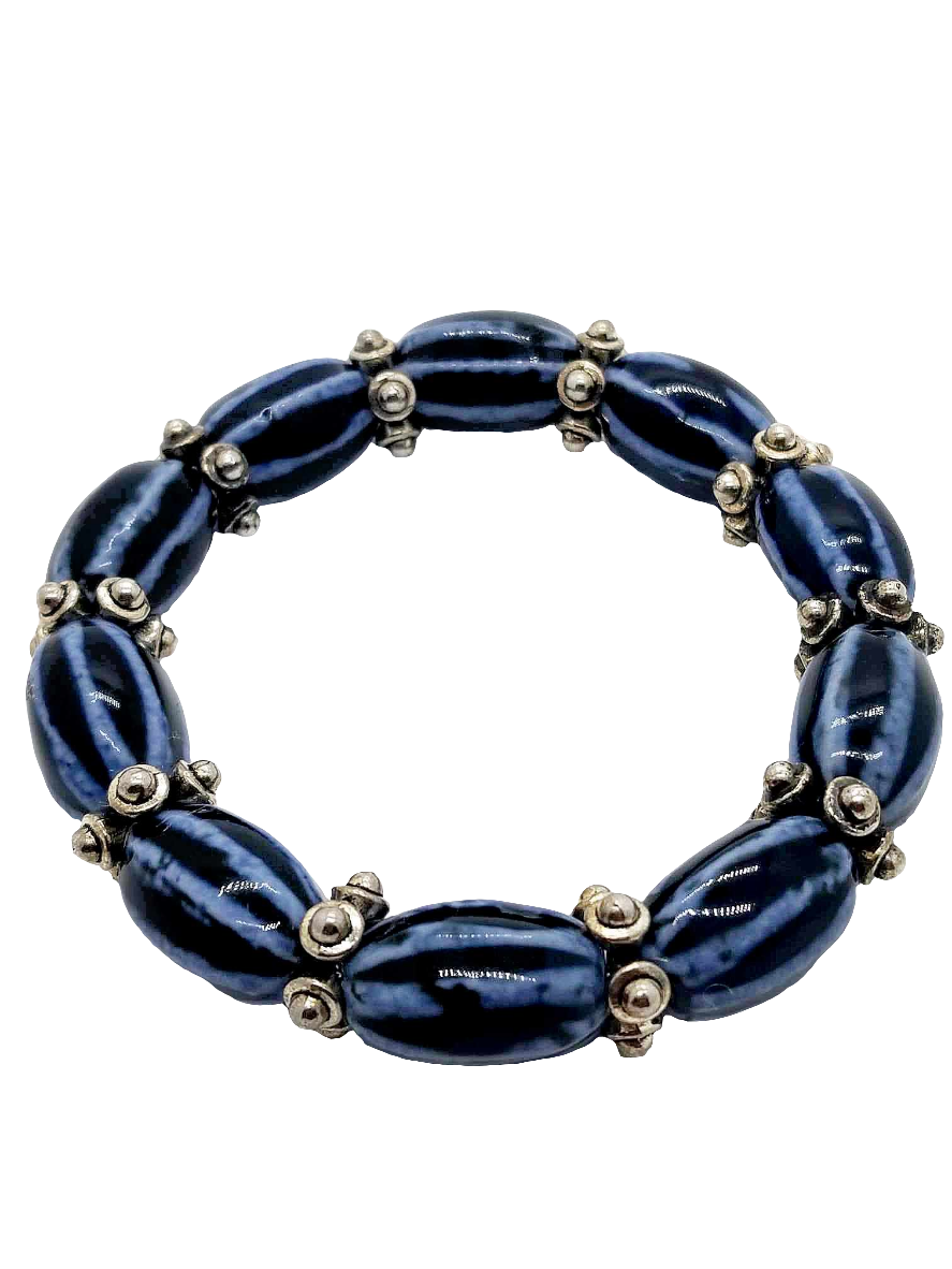 Blue ceramic bracelet (Bracelet 1132)