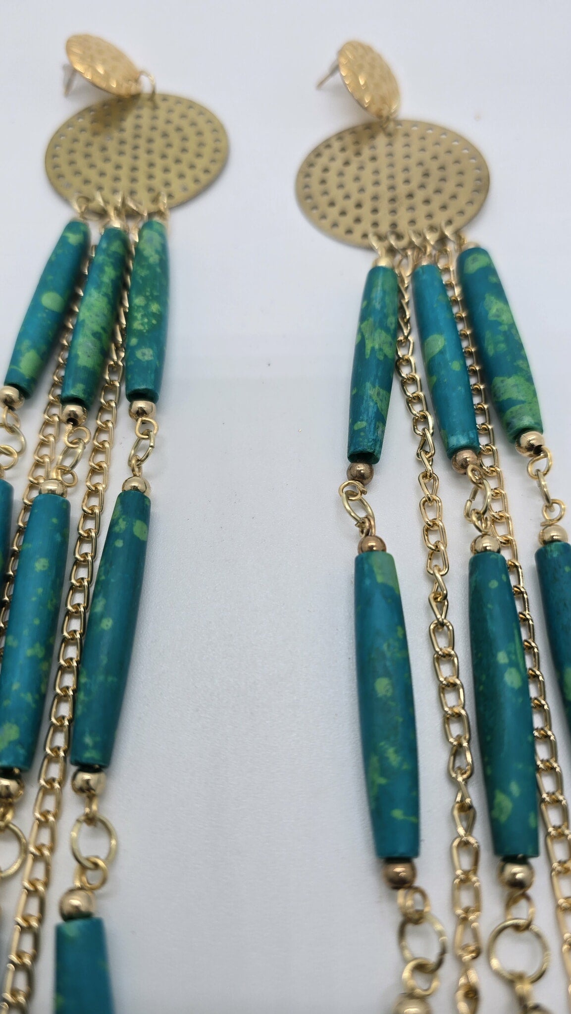 Golden Horizon Cascade Earrings (BBW 1696)