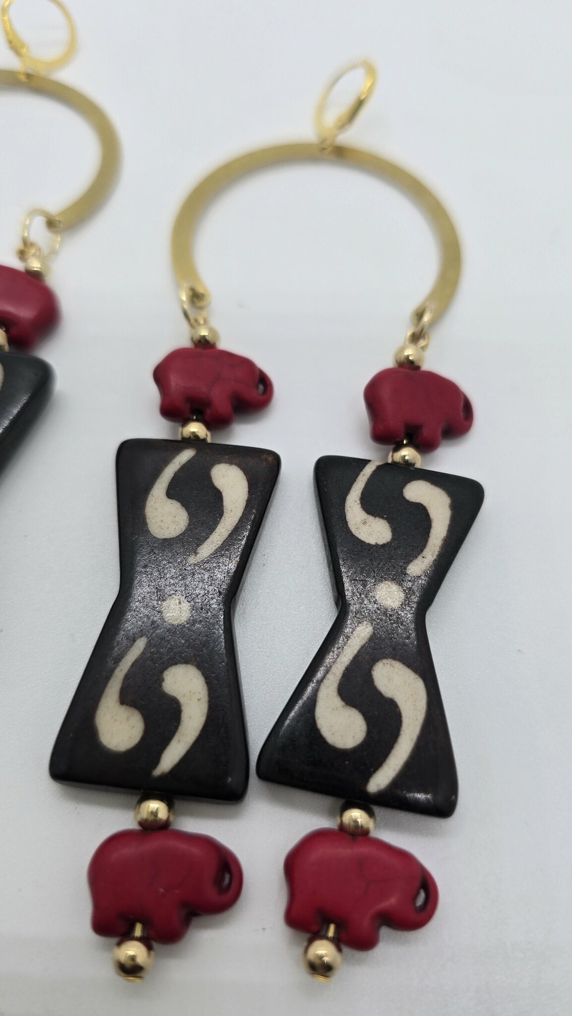 Ember Rhythm Hoop Earrings (Ethnix 1699)