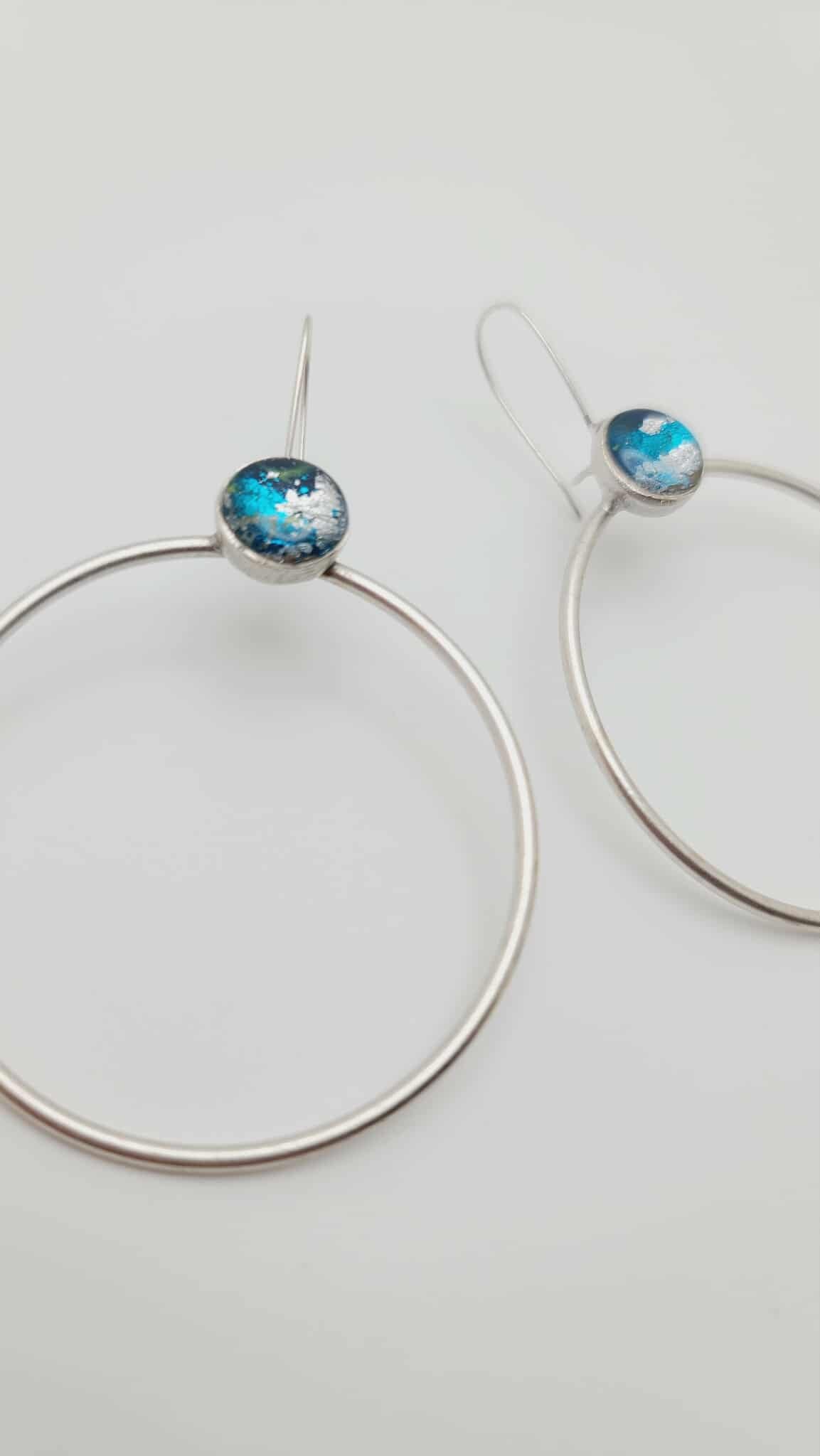 Azure Orbit Earrings (Savage 1648)