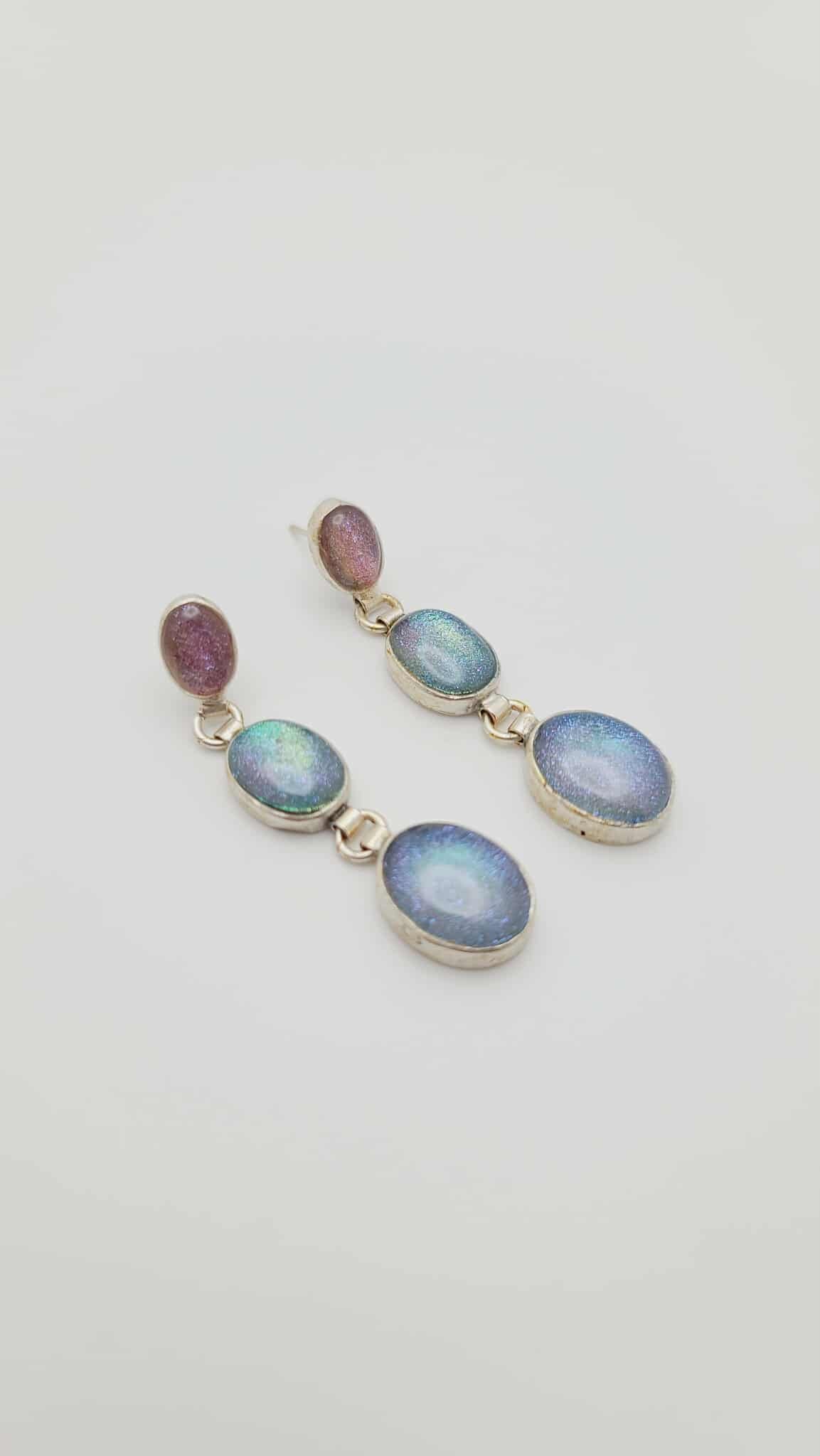 Moonlit Aura Drop Earrings (Short 1705)