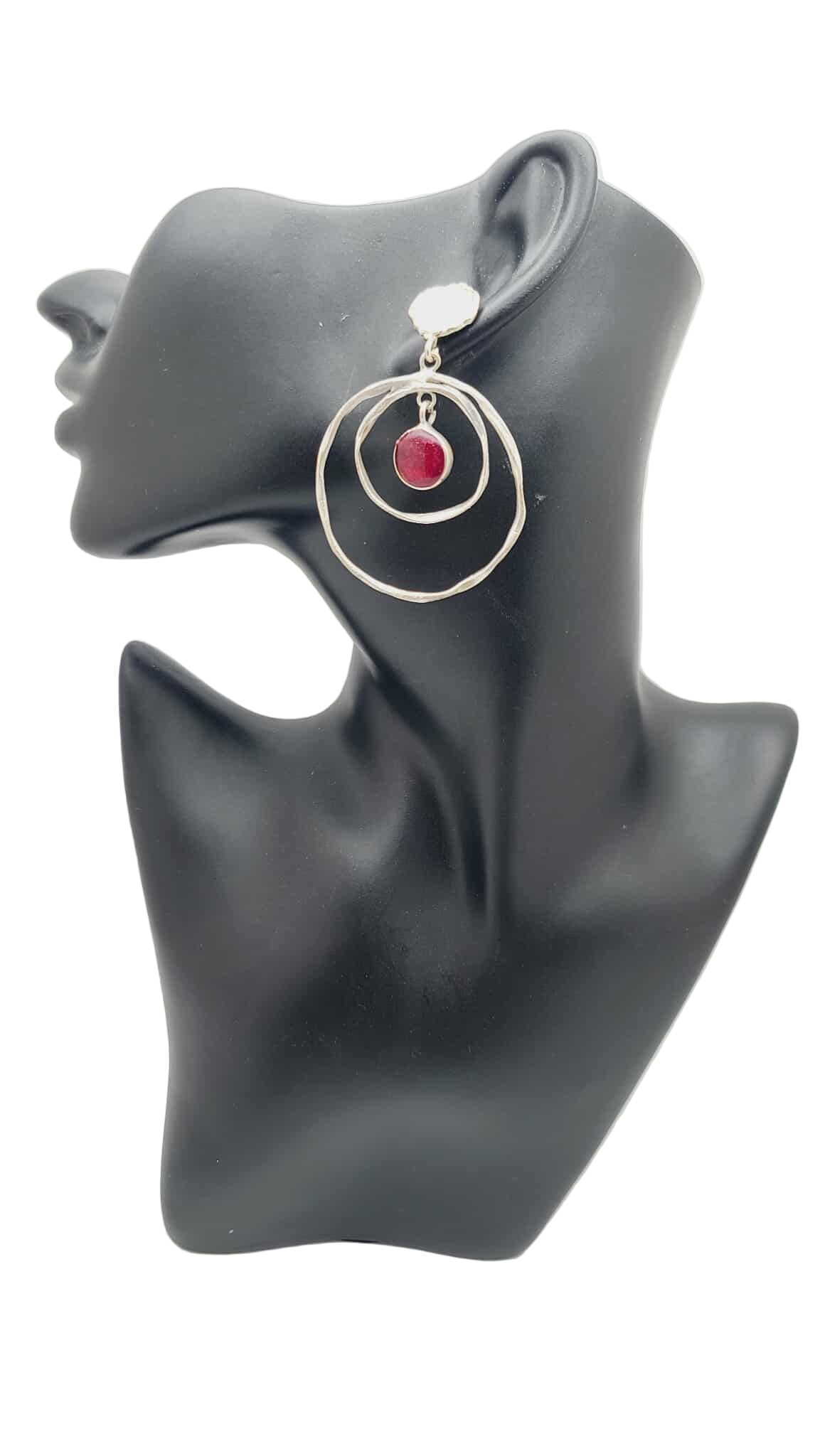 Crimson Orbit Earrings (Savage 1623)