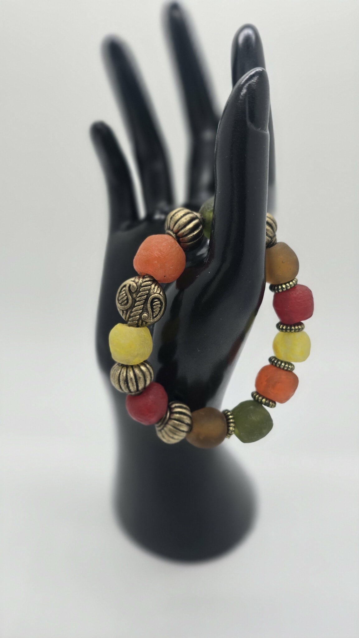 Solstice Ember Beaded Bracelet (Bracelet 1671)