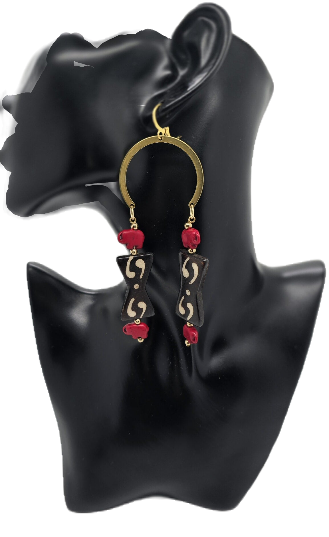 Ember Rhythm Hoop Earrings (Ethnix 1699)