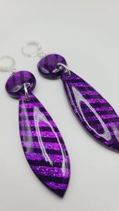 Purple Clay Earrings (Savage 1380)