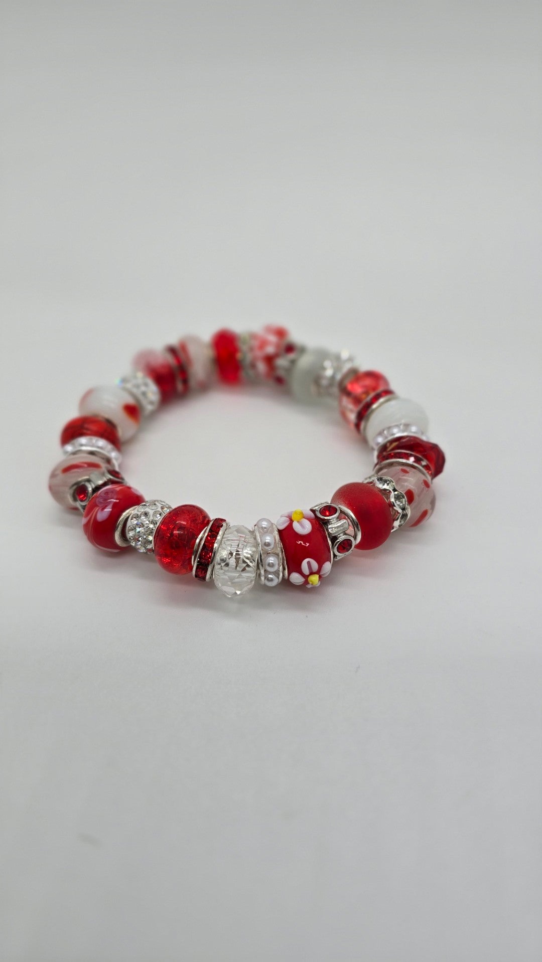 Radiant Ember Beaded Bracelet (Bracelet 1695)