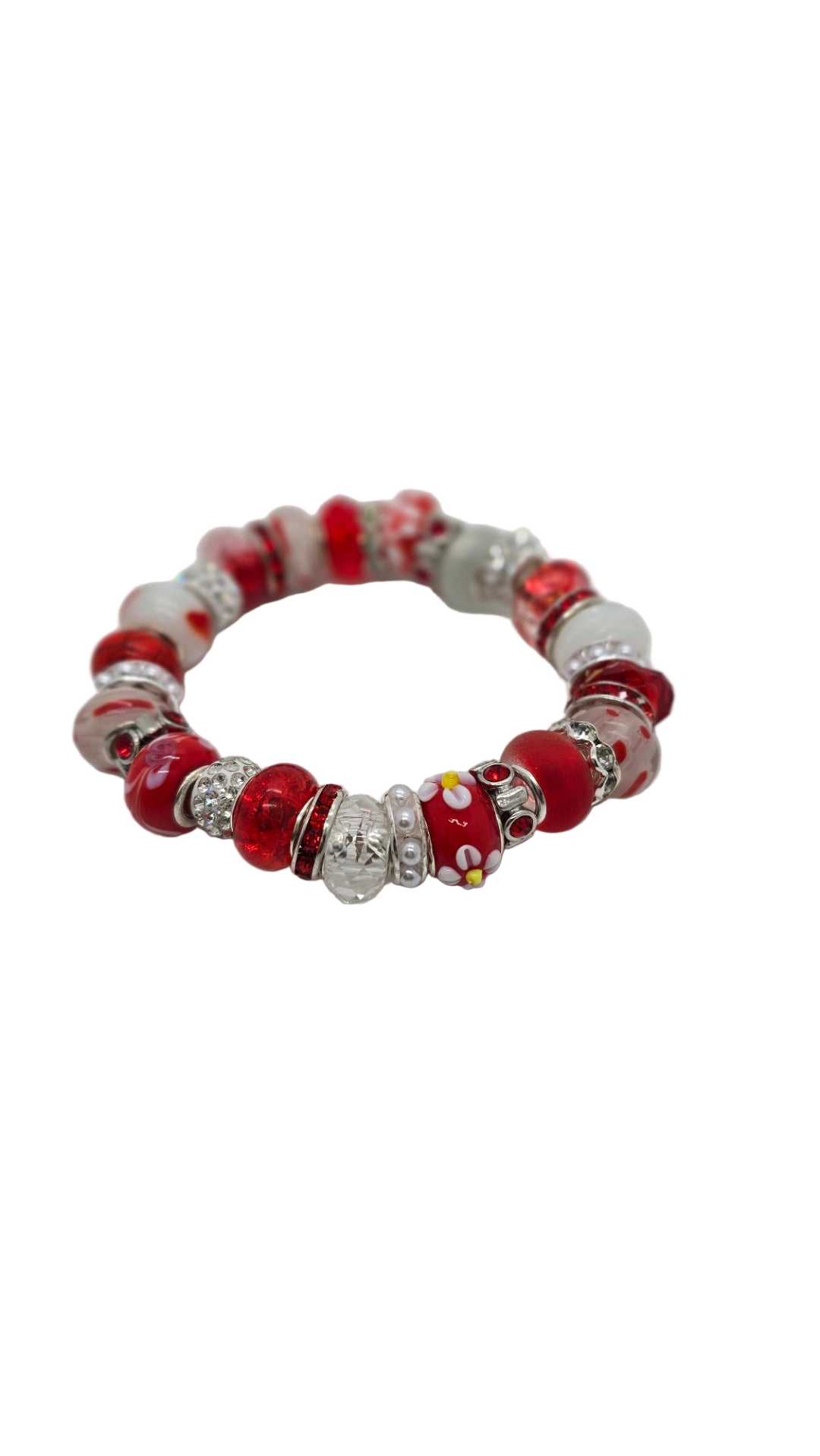 Radiant Ember Beaded Bracelet (Bracelet 1695)