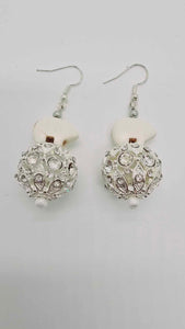 Pave beaded Earrings (Short 1459)