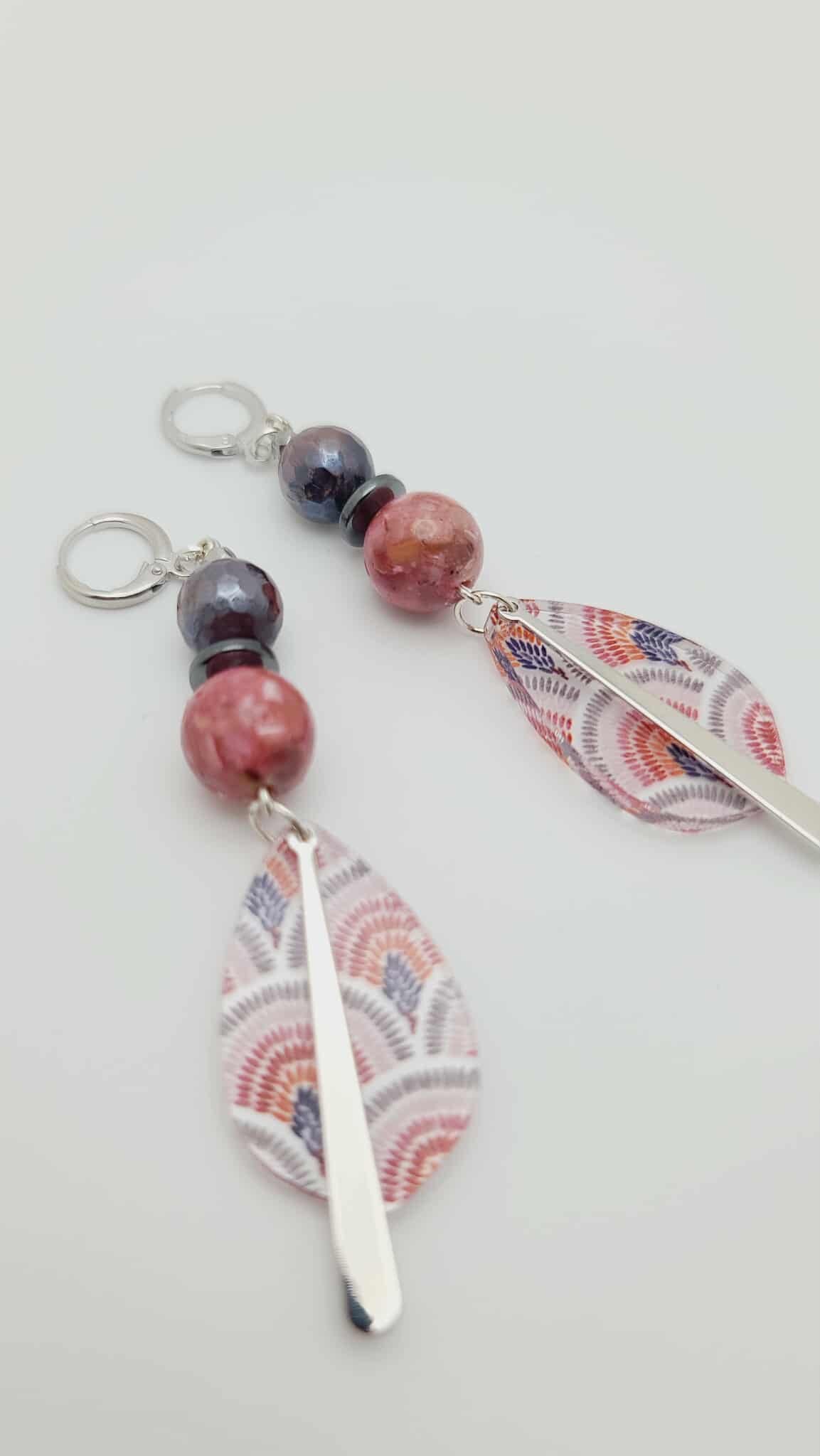 Luna Earrings (Mosaic 1640)