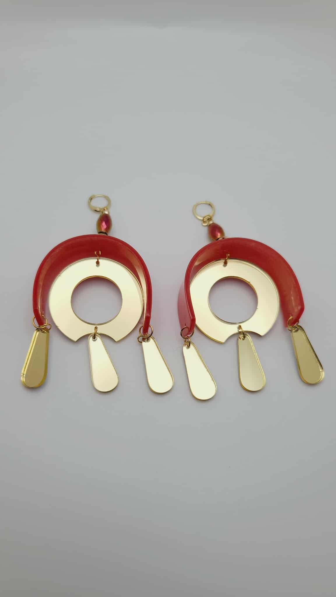 Ember Arc Statement Earrings (BBW 1661)