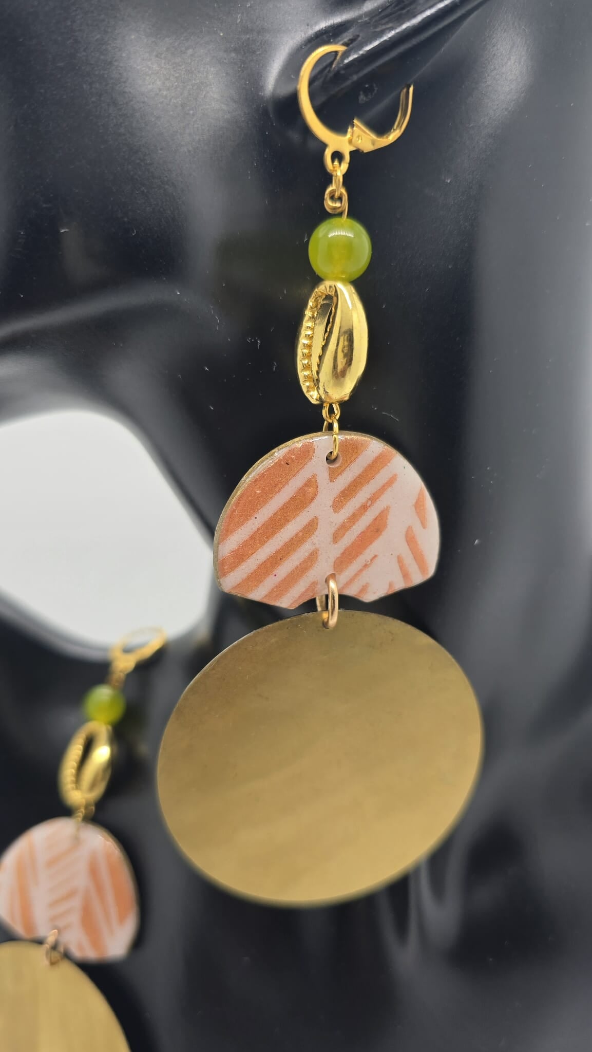 Golden Horizon Statement Earrings (Gold Rush 1612)