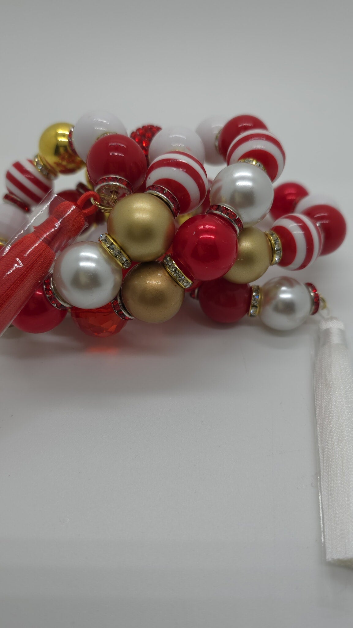 Crimson Majesty Beaded Bracelet (Bracelet 1684)