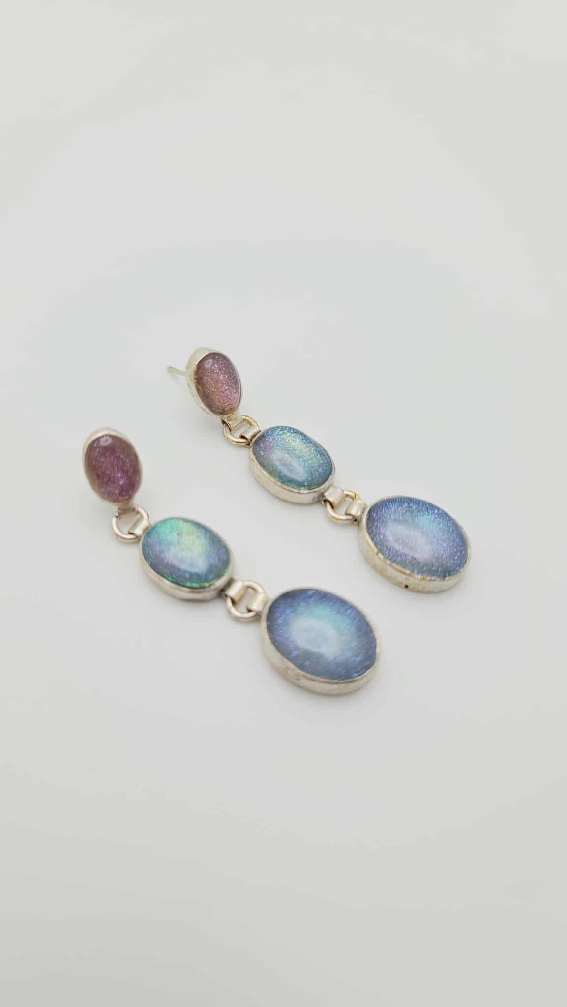 Moonlit Aura Drop Earrings (Short 1705)