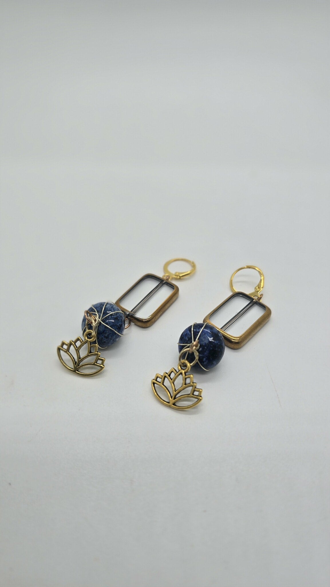 Ocean Frame Drop Earrings (Short 1663)