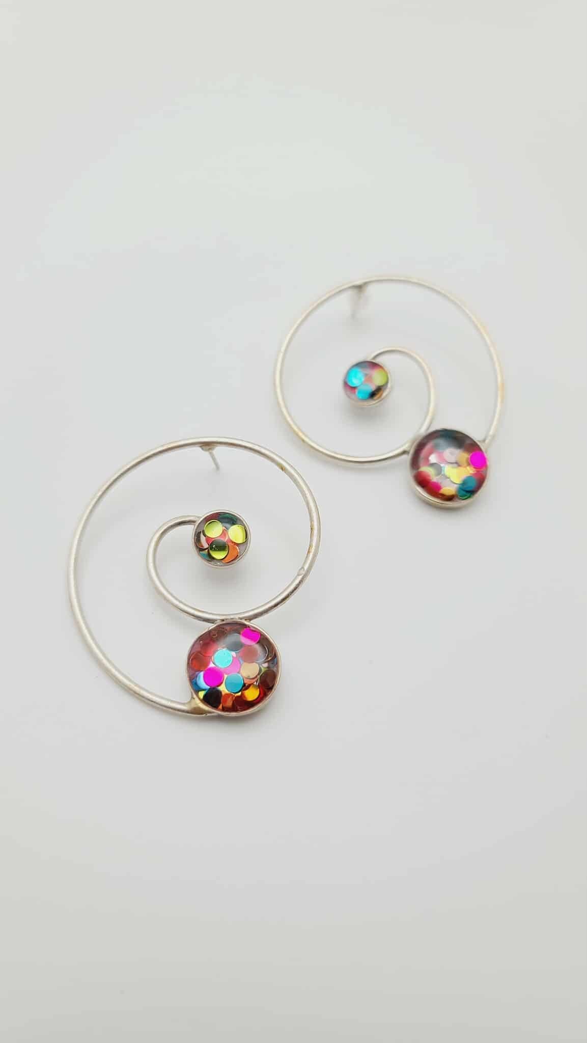 Solar Spiral Earrings (Savage 1649)