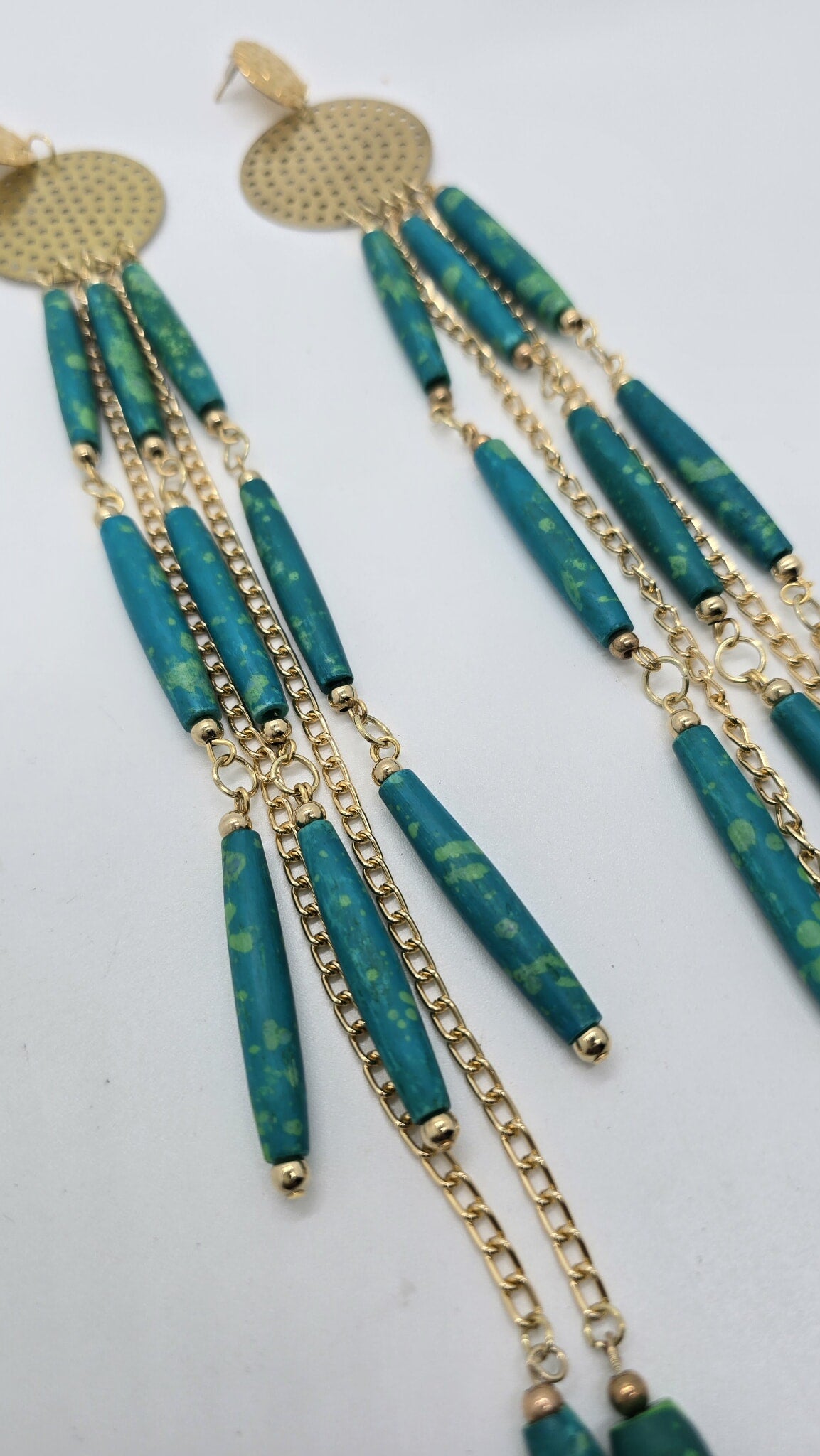 Golden Horizon Cascade Earrings (BBW 1696)