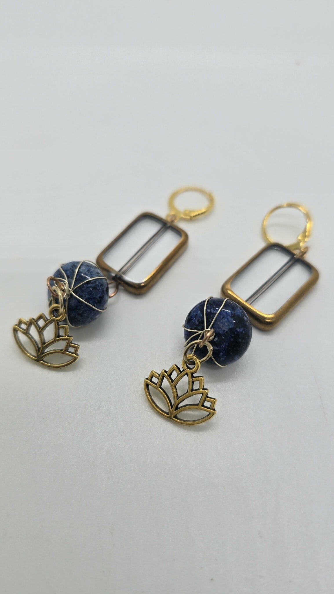 Ocean Frame Drop Earrings (Short 1663)