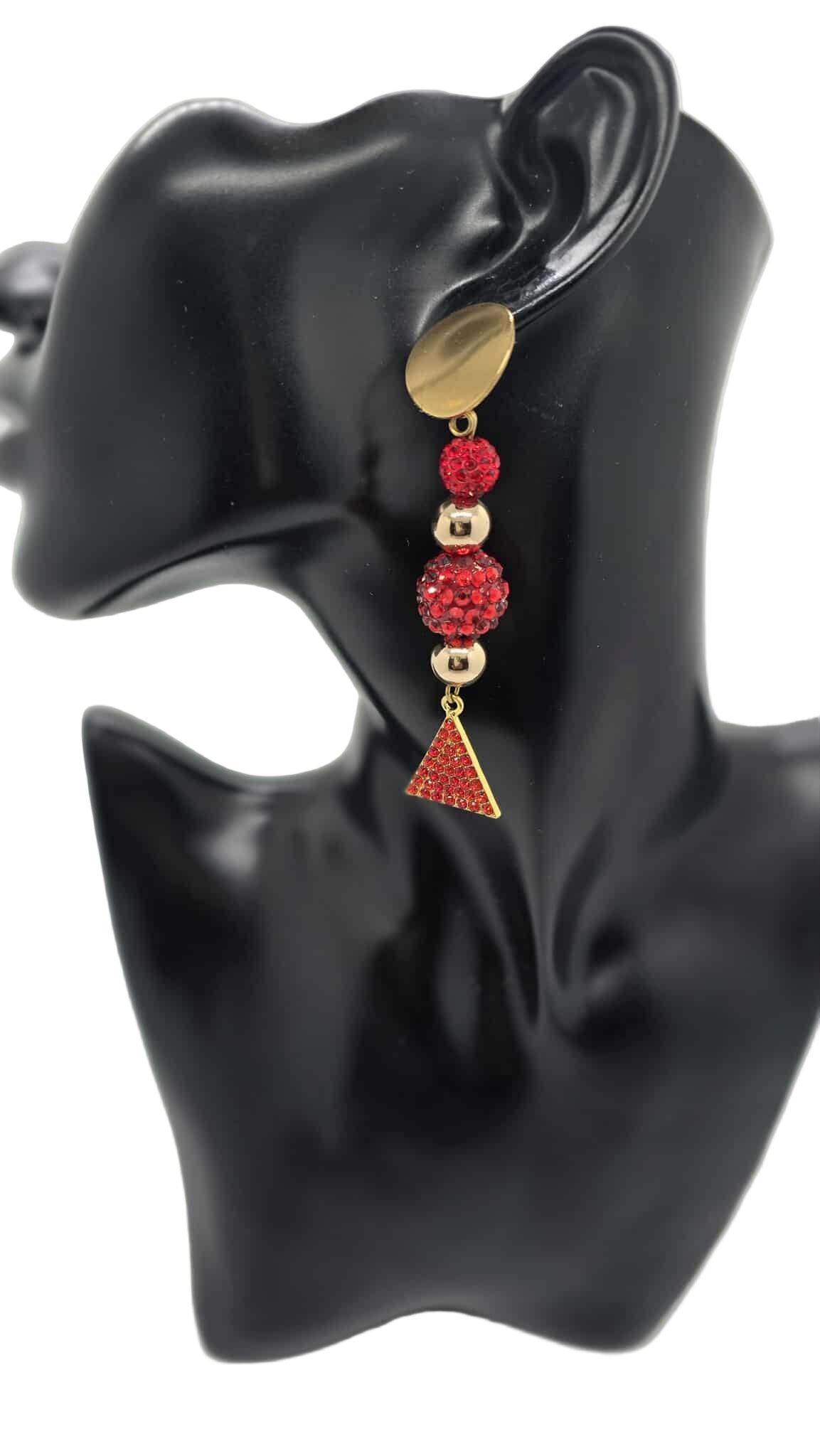 Radiant Ember Drop Earrings (Gold Rush 1693)