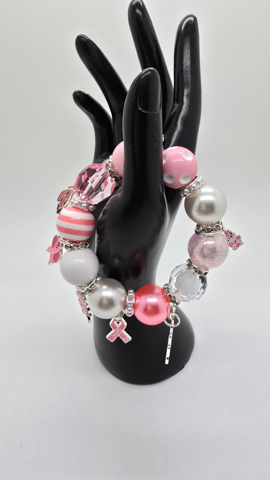 Pink Strength Awareness Bracelet (Bracelet 1694)