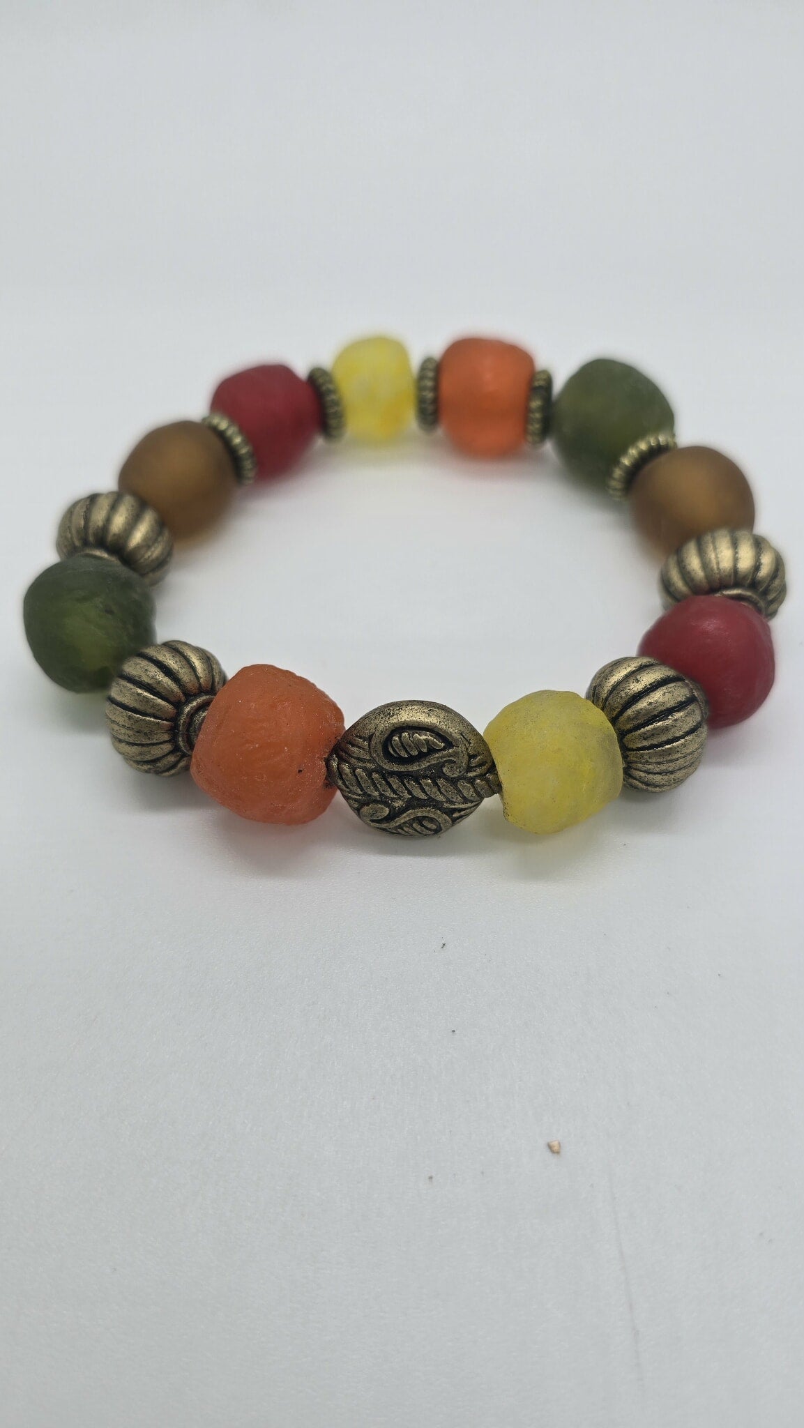 Solstice Ember Beaded Bracelet (Bracelet 1671)