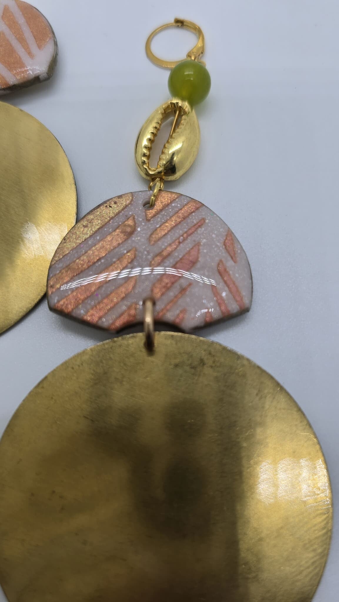 Golden Horizon Statement Earrings (Gold Rush 1612)