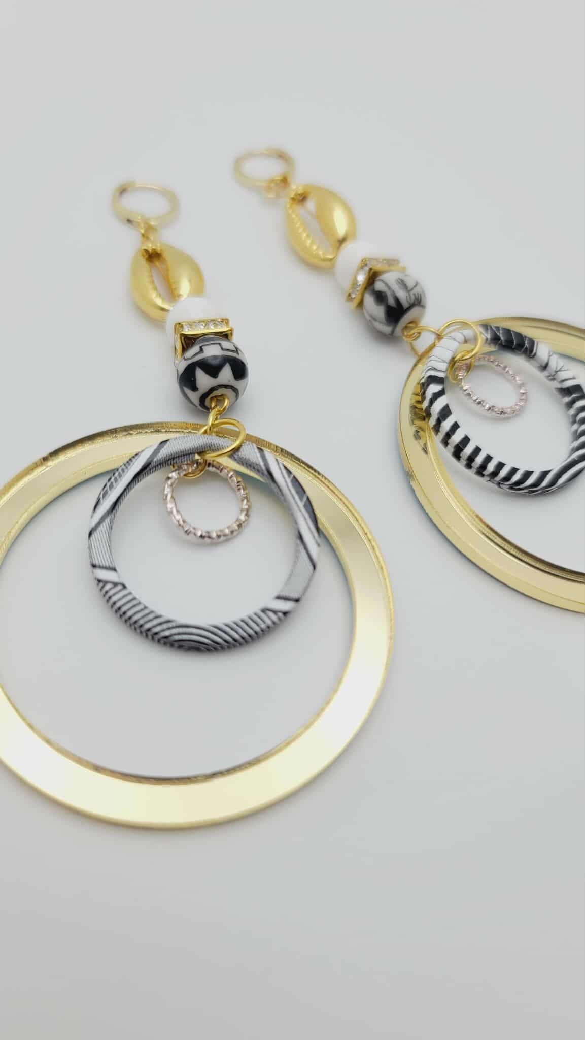 Solar Eclipse Earrings (Ethnix 1651)