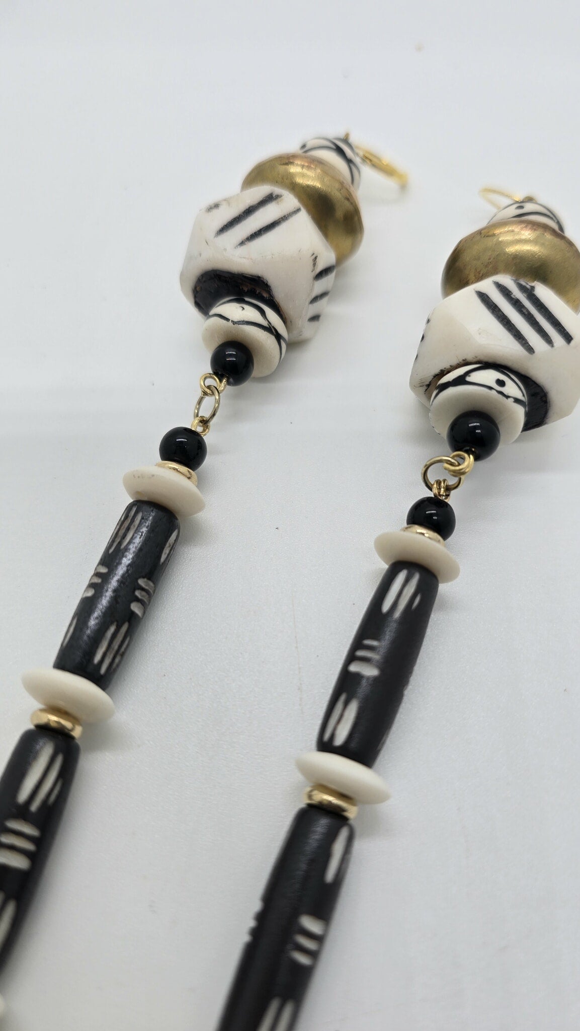 Tribal Essence Beaded Earrings & Bracelet Set (Influencer 1615)