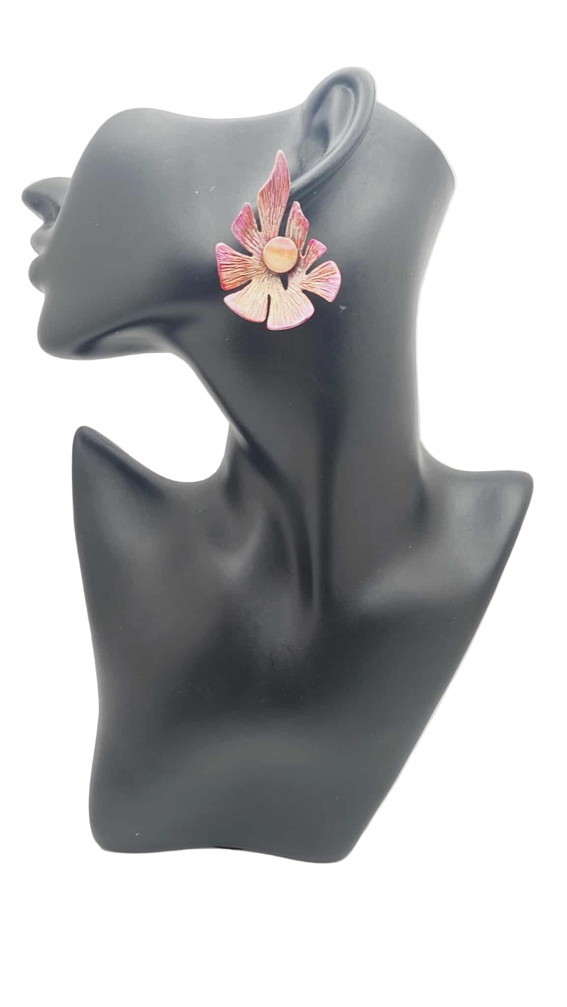 Blush Orchid Bloom Earrings (Short 1716)