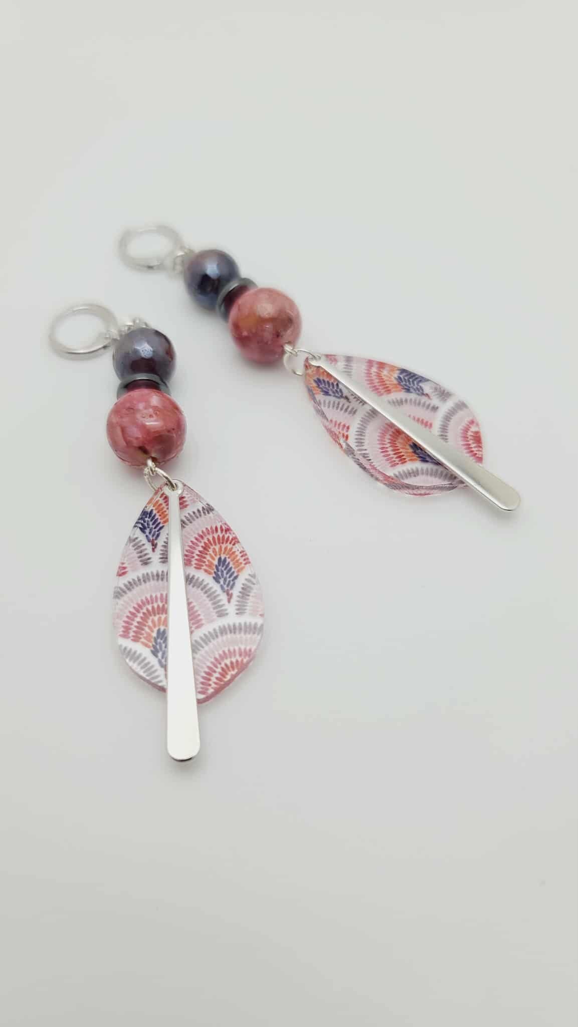 Luna Earrings (Mosaic 1640)