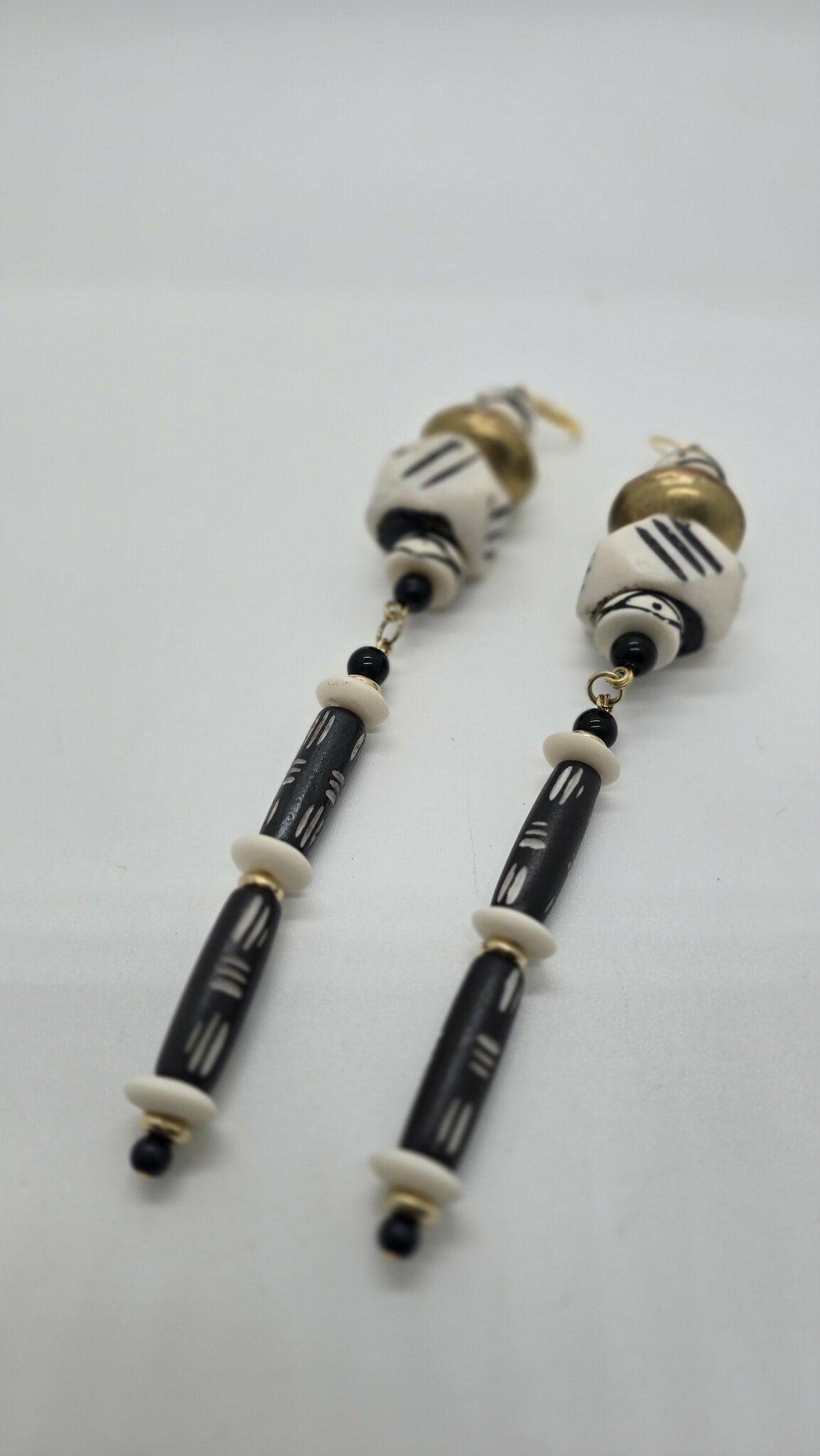 Tribal Essence Beaded Earrings & Bracelet Set (Influencer 1615)