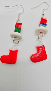 Holiday stocking Earrings (Short 1454)