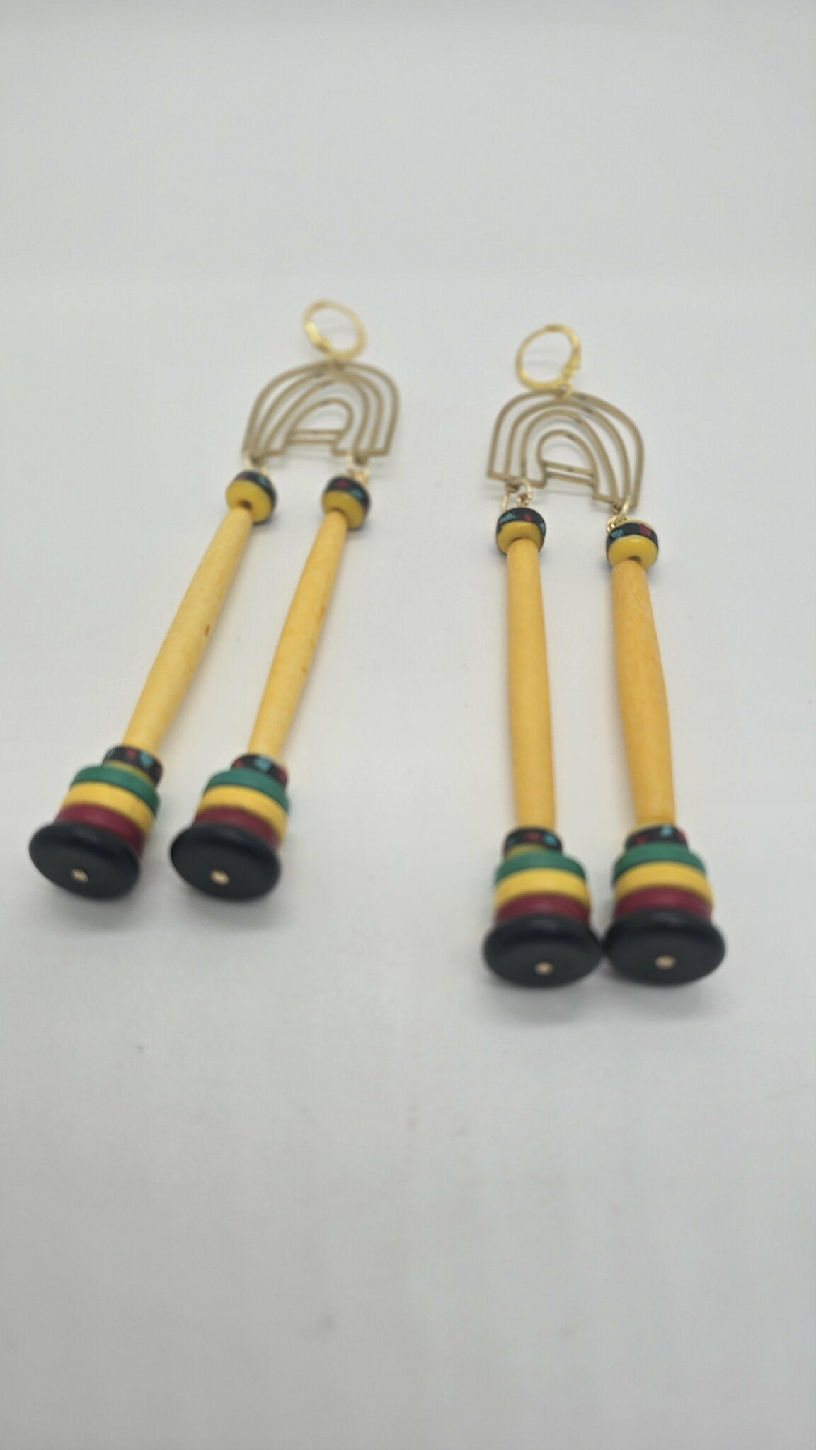 Golden Horizon Drop Earrings (Ethnix 1717)