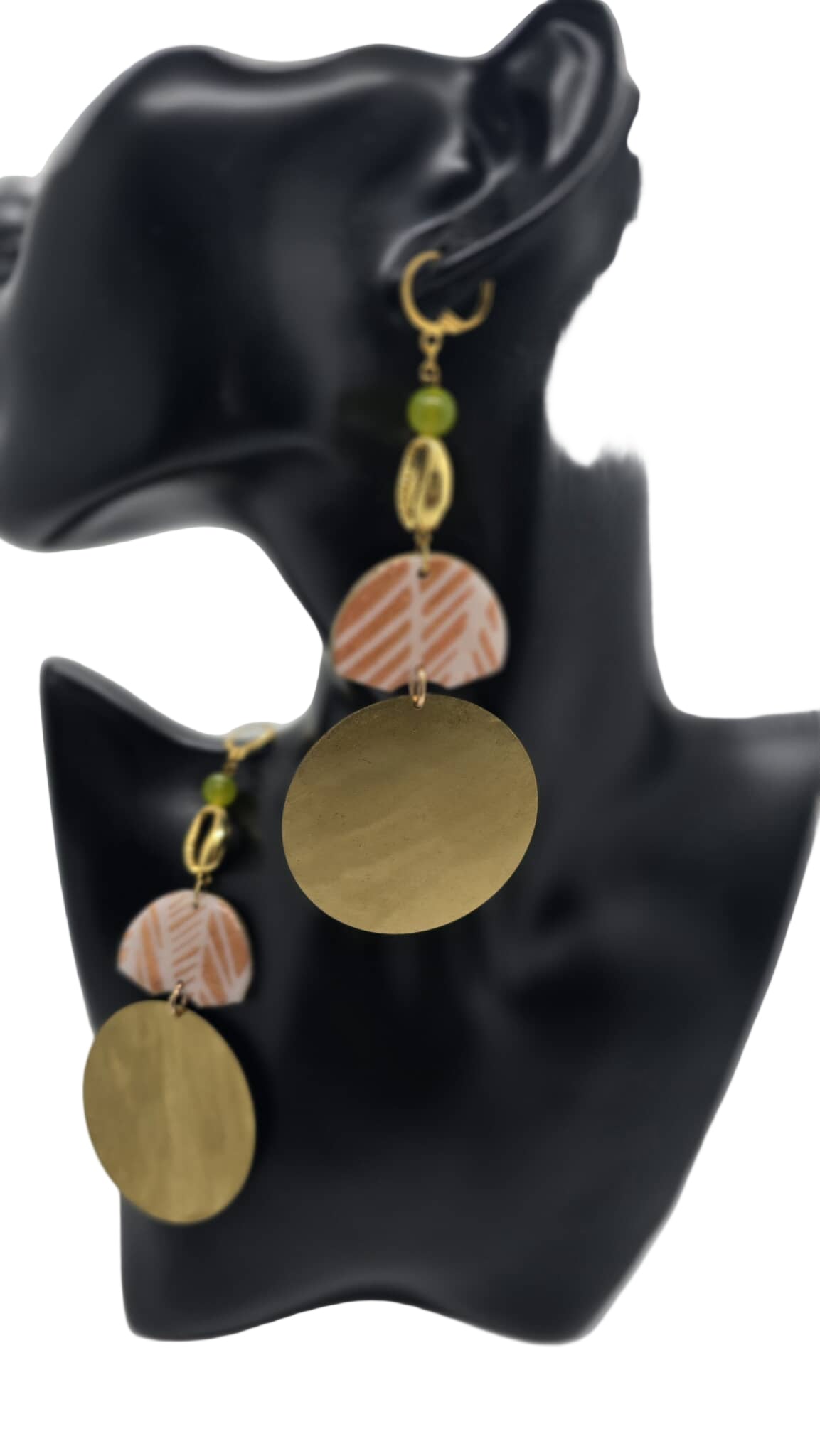 Golden Horizon Statement Earrings (Gold Rush 1612)