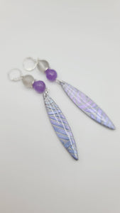 Lavender Clay Earrings (Savage 1379)