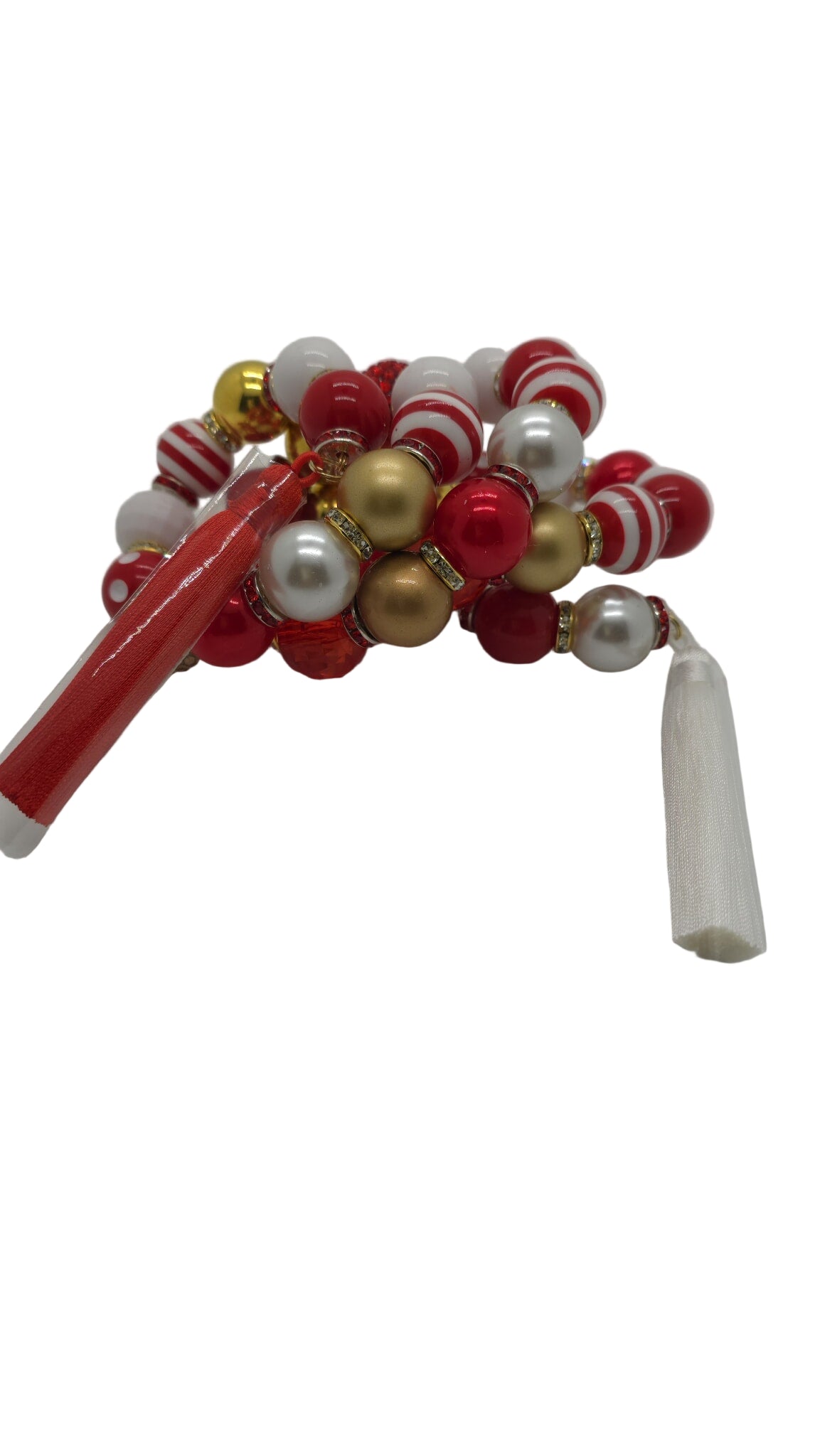 Crimson Majesty Beaded Bracelet (Bracelet 1684)