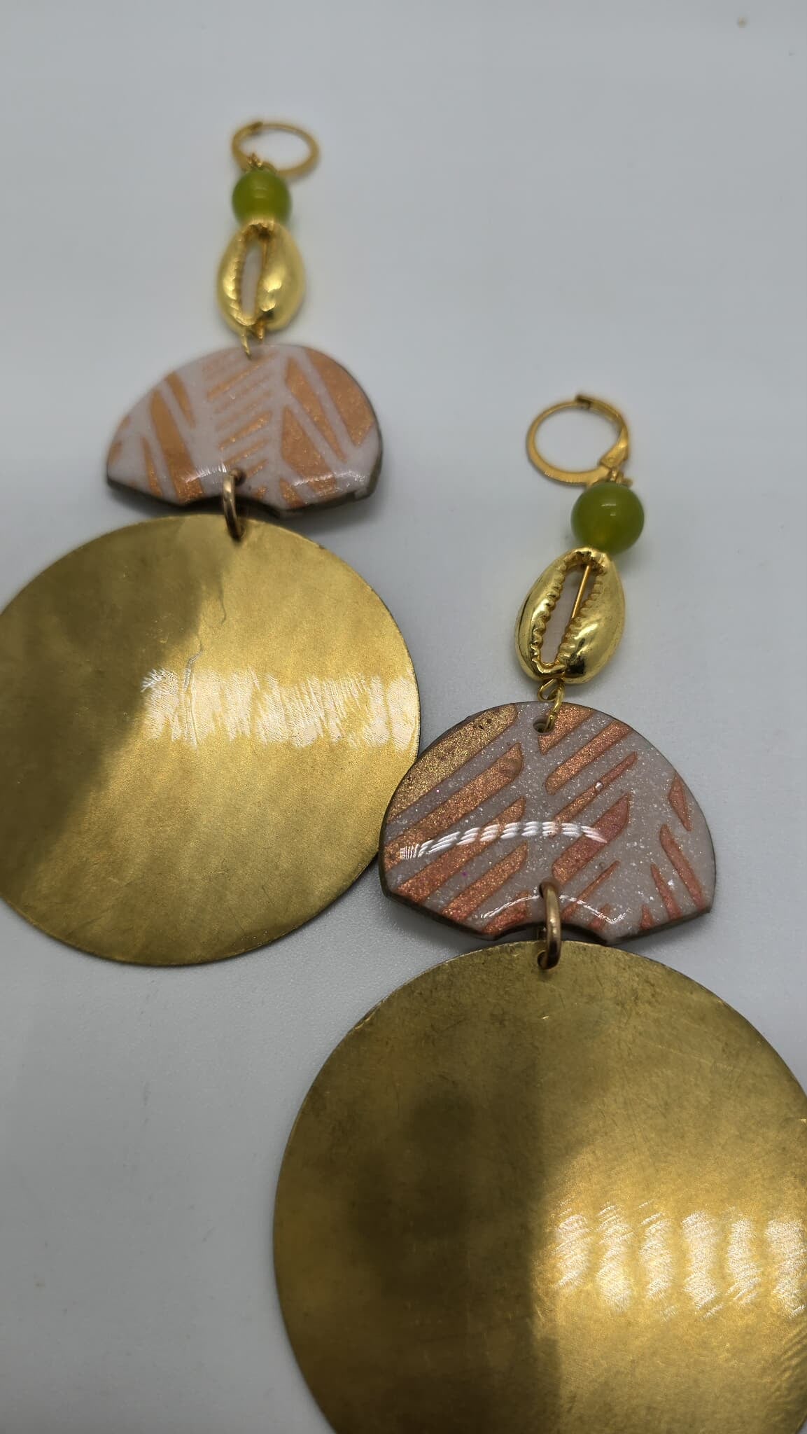 Golden Horizon Statement Earrings (Gold Rush 1612)
