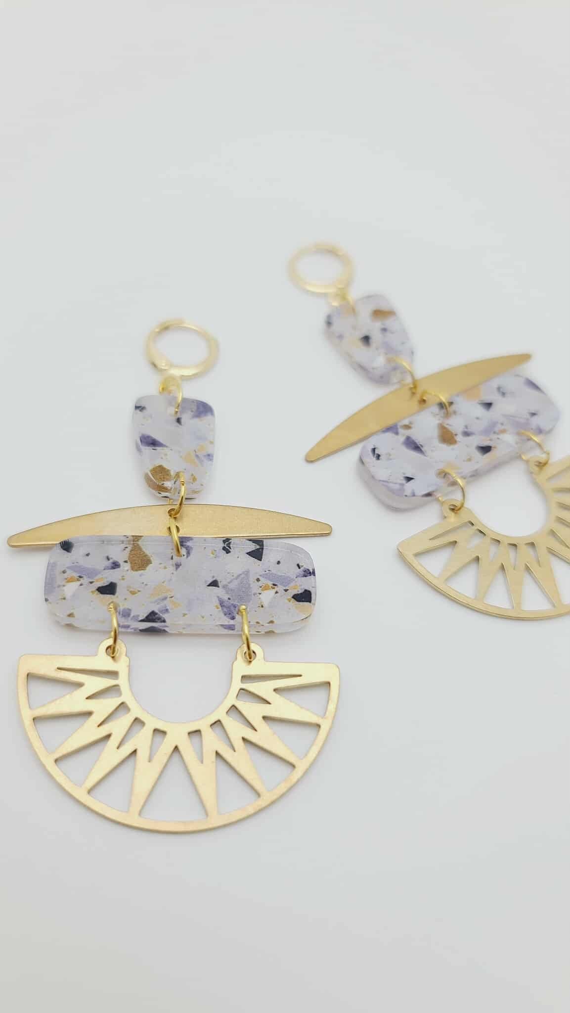 Nova Earrings (Gold Rush 1641)