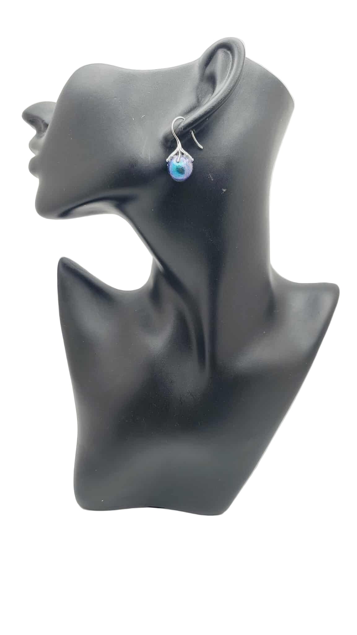 Midnight Bloom Drop Earrings (Short 1722)