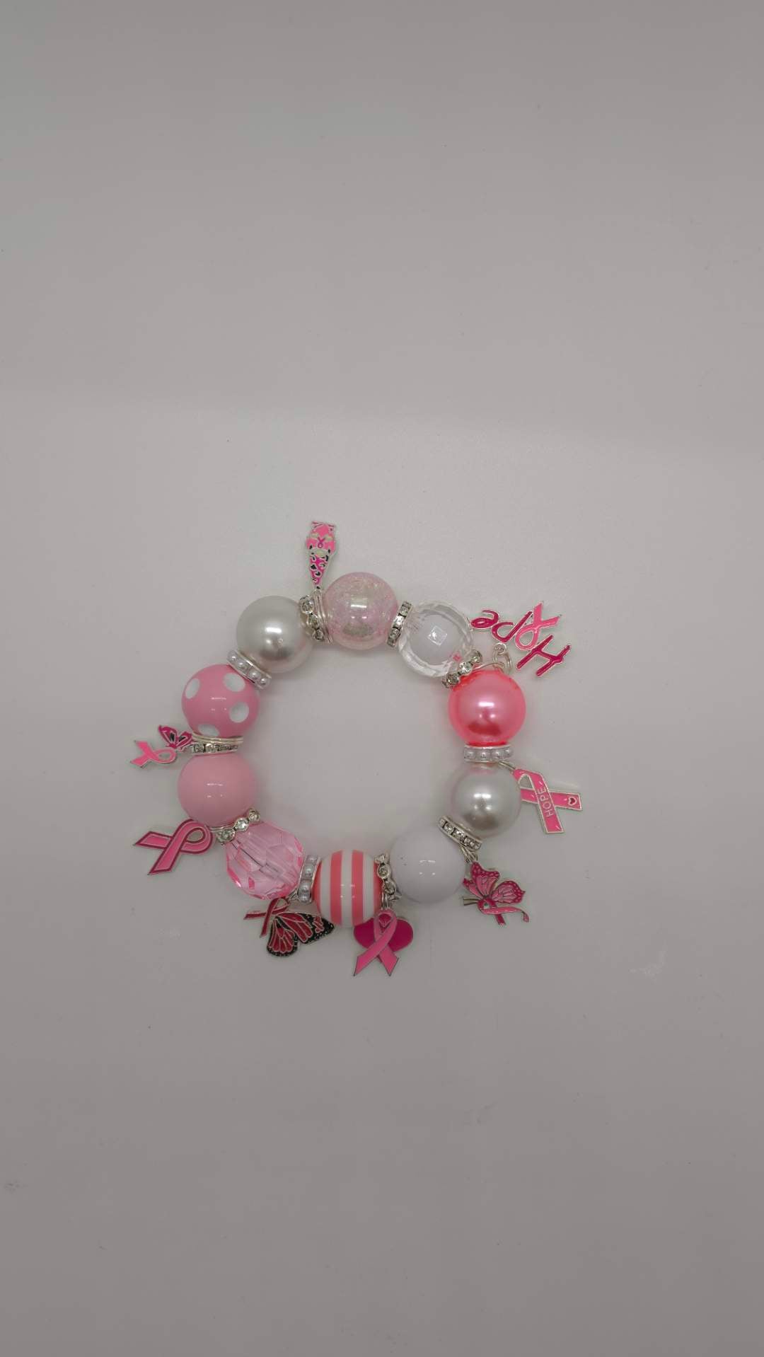 Pink Strength Awareness Bracelet (Bracelet 1694)