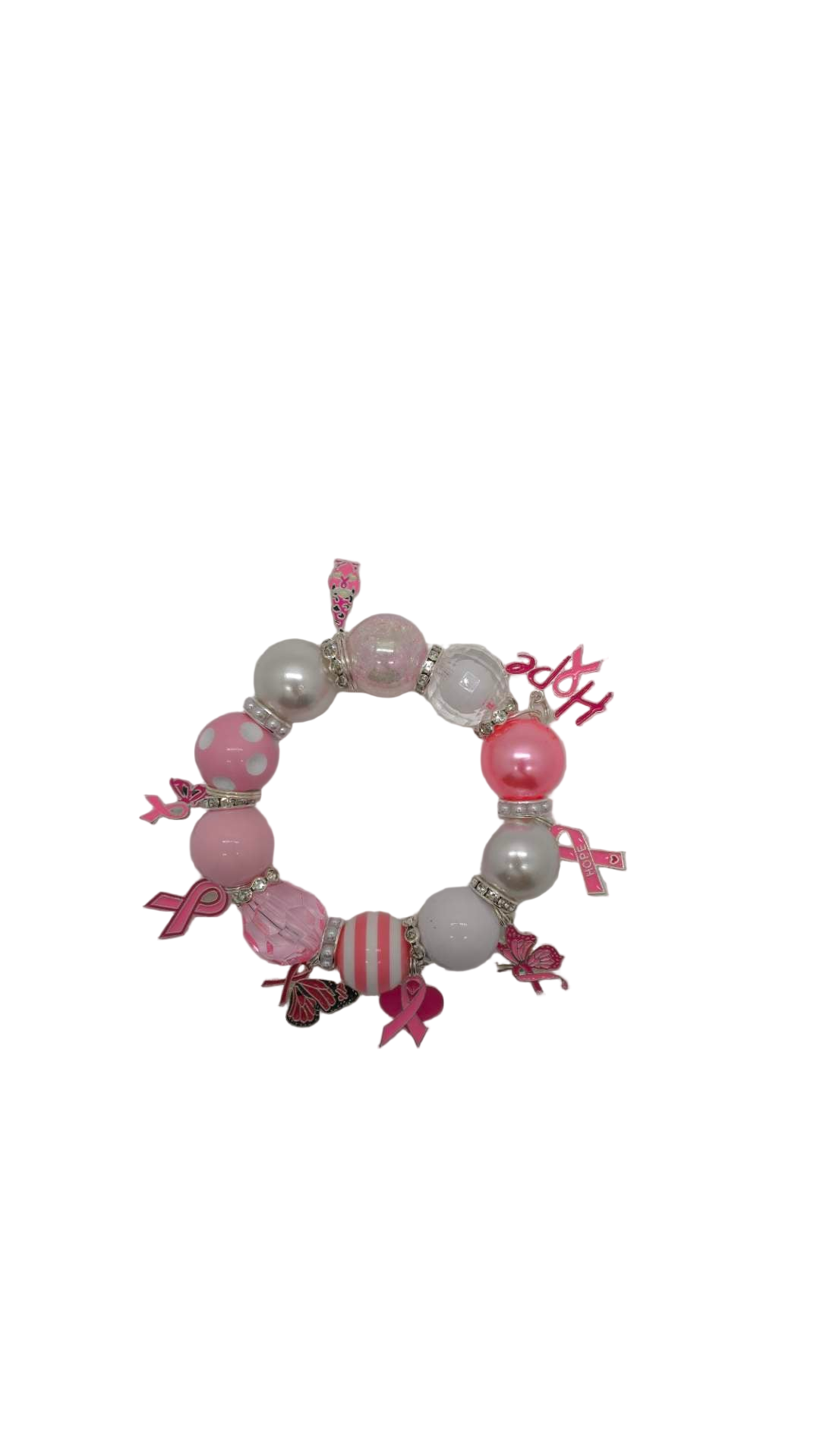 Pink Strength Awareness Bracelet (Bracelet 1694)