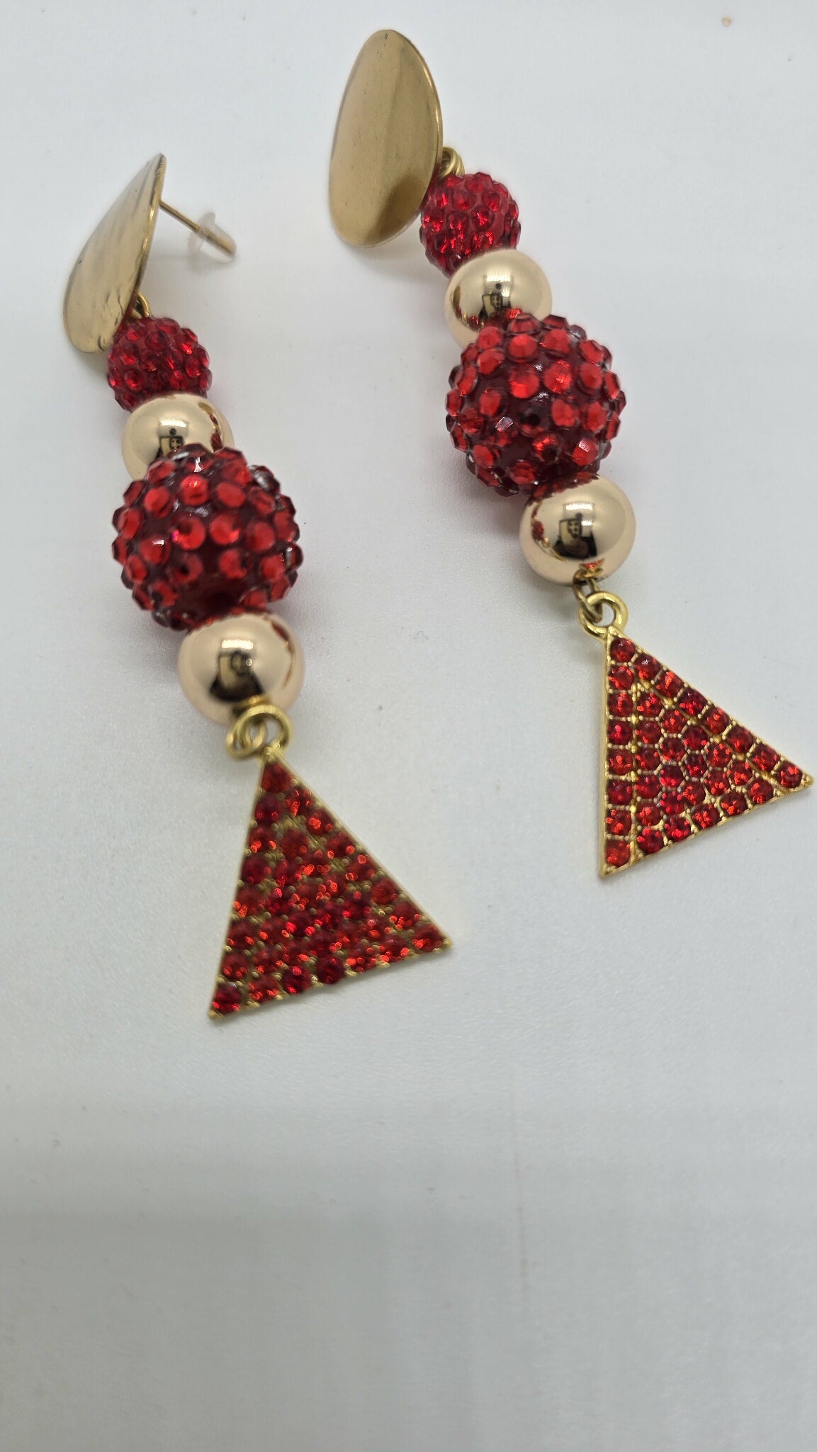 Radiant Ember Drop Earrings (Gold Rush 1693)