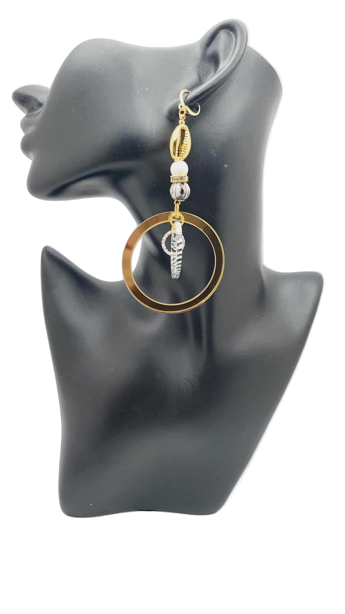 Solar Eclipse Earrings (Ethnix 1651)